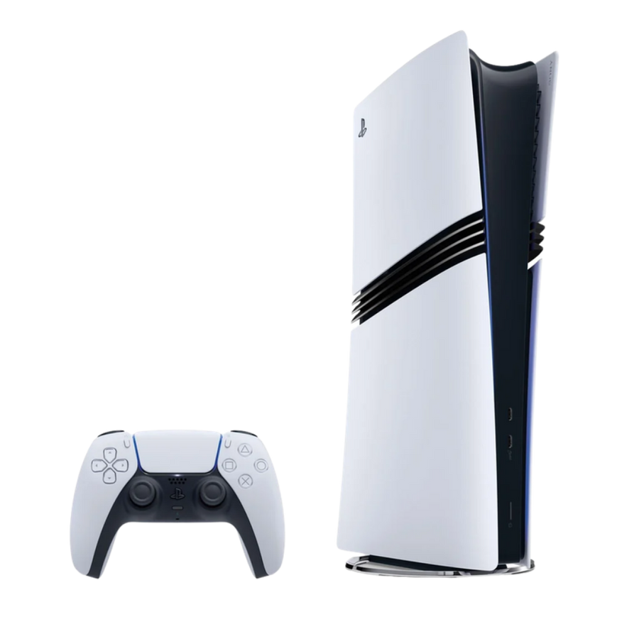 PlayStation 5 Pro console, cut out on transparent background