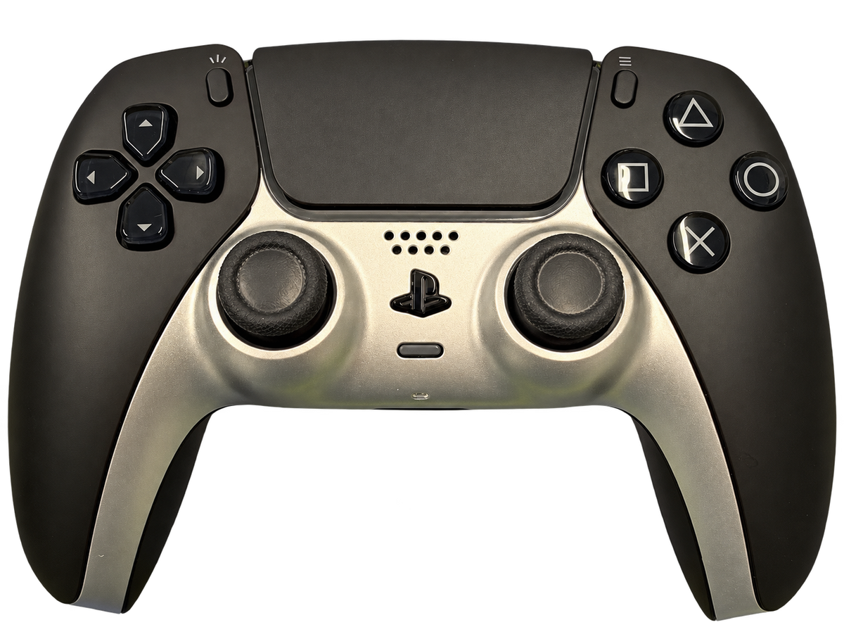 MODE | Black & Silver PS5 Controller – TMR Gen 3 Anti-Stick Drift