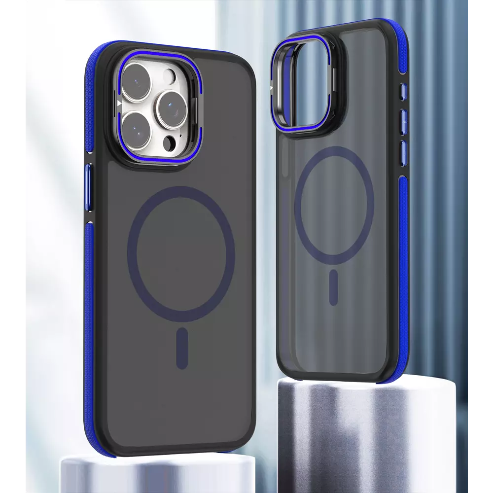 ProMag Grip Case for iPhone 12 and iPhone 12 Pro, Navy