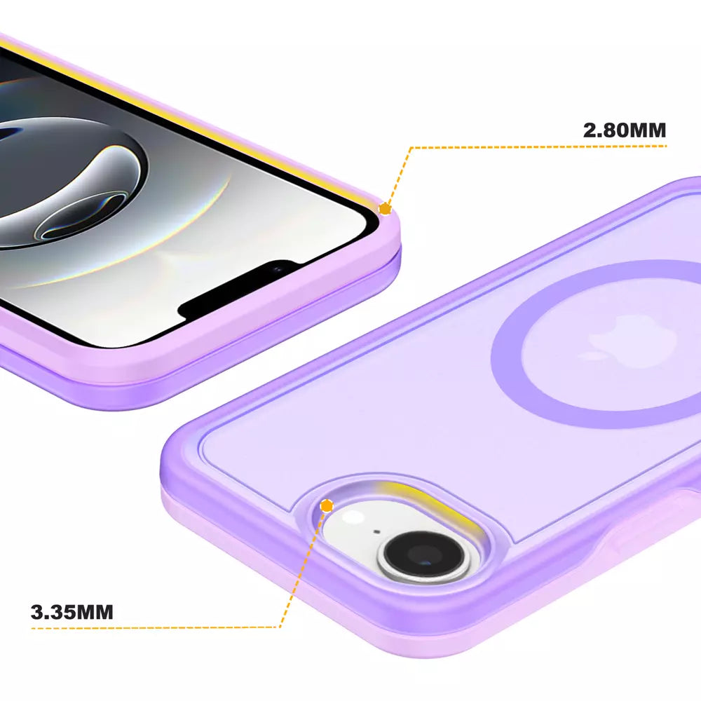 ProMag Matte Case for iPhone 15 Plus and iPhone 14 Plus, Purple