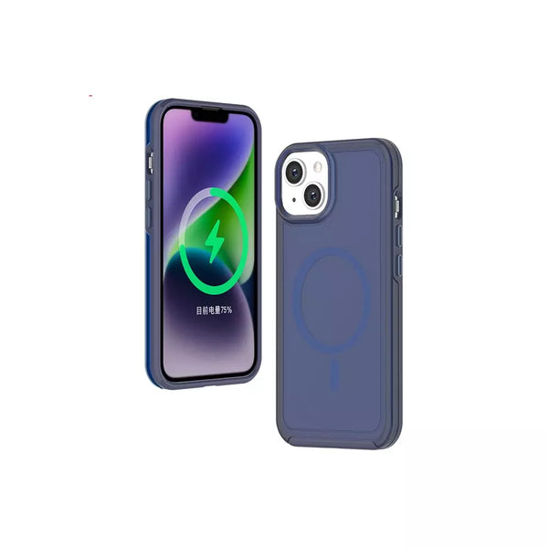 ProMag Matte Case for iPhone 14 and iPhone 13, Navy