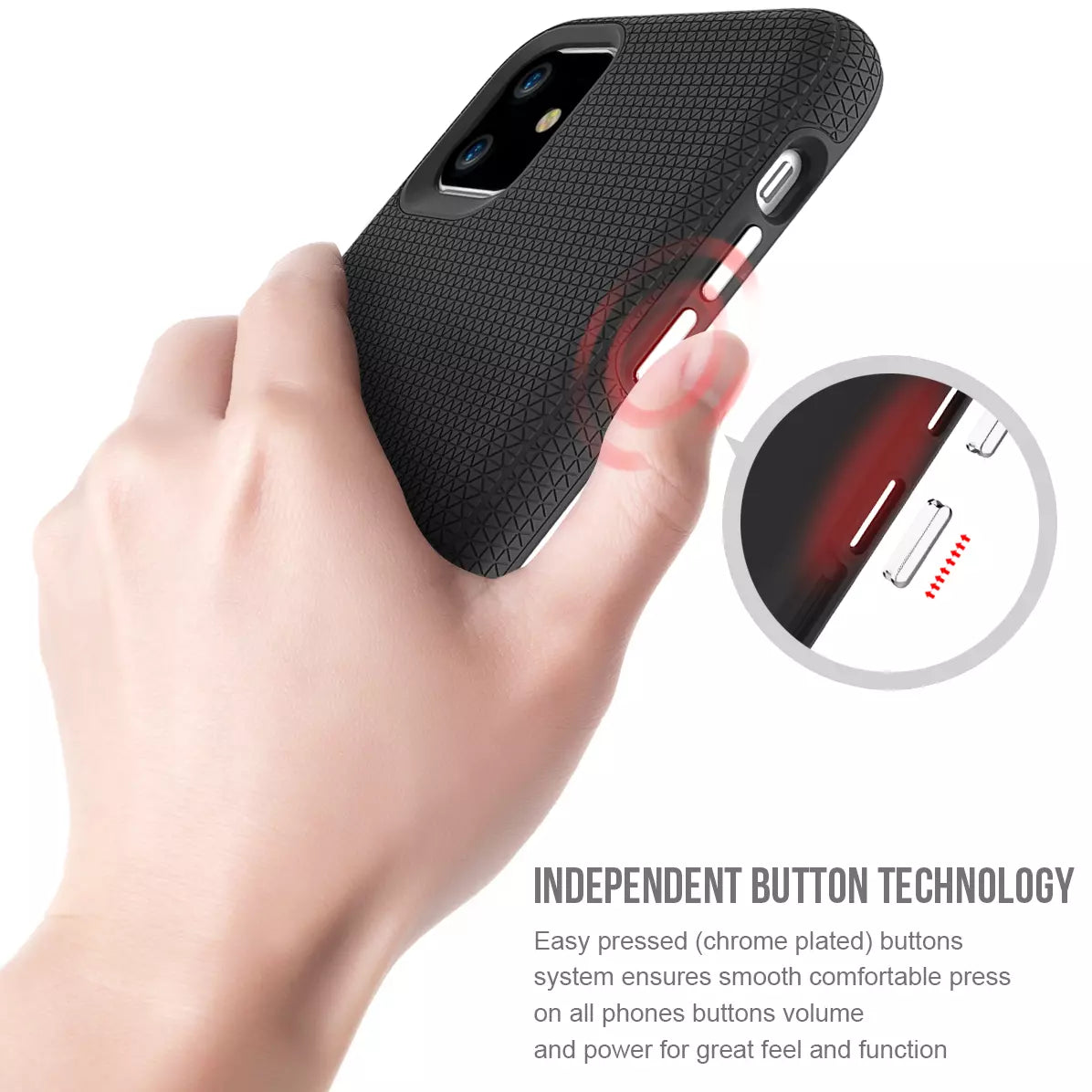 ProGrip Tough Case for iPhone 11, Black