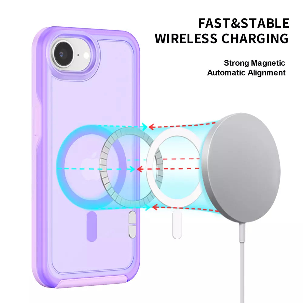 ProMag Matte Case for iPhone 15 Plus and iPhone 14 Plus, Purple