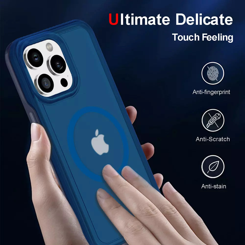 ProMag Matte Case for iPhone 15 Pro, Navy