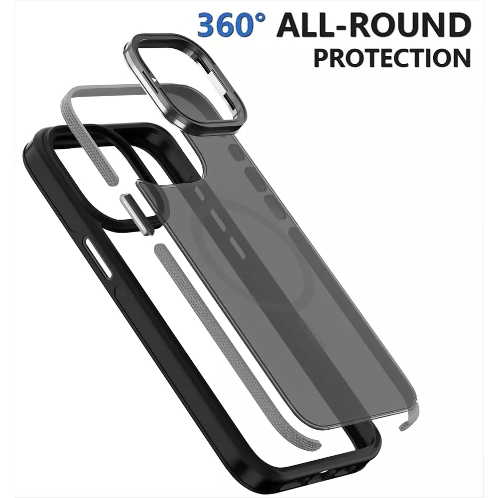 ProMag Grip Case for iPhone 12 and iPhone 12 Pro, Grey