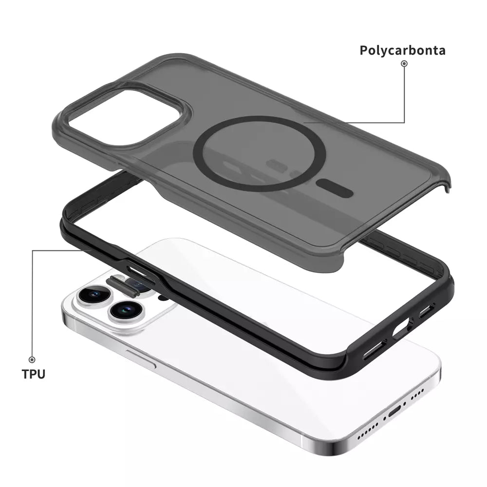 ProMag Matte Case for iPhone 15 Pro, Black