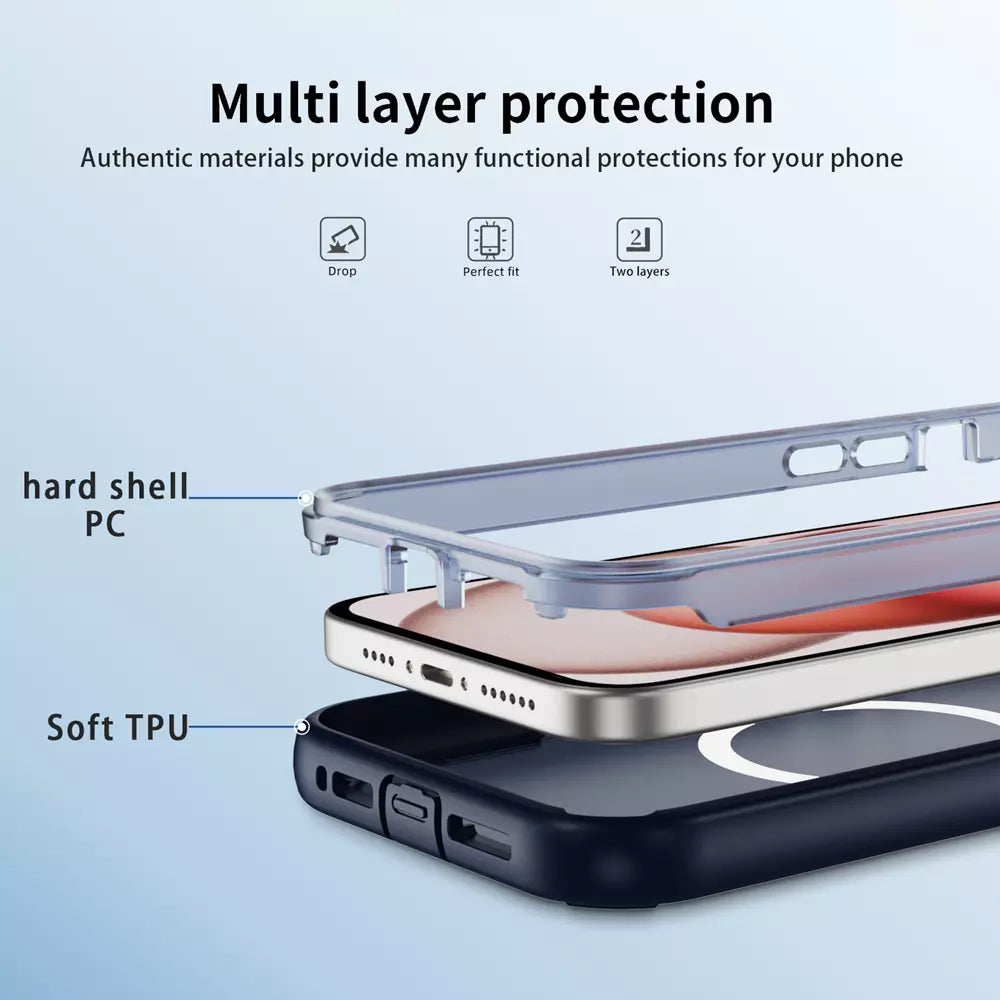 ProMag Max Case for iPhone 15, Navy