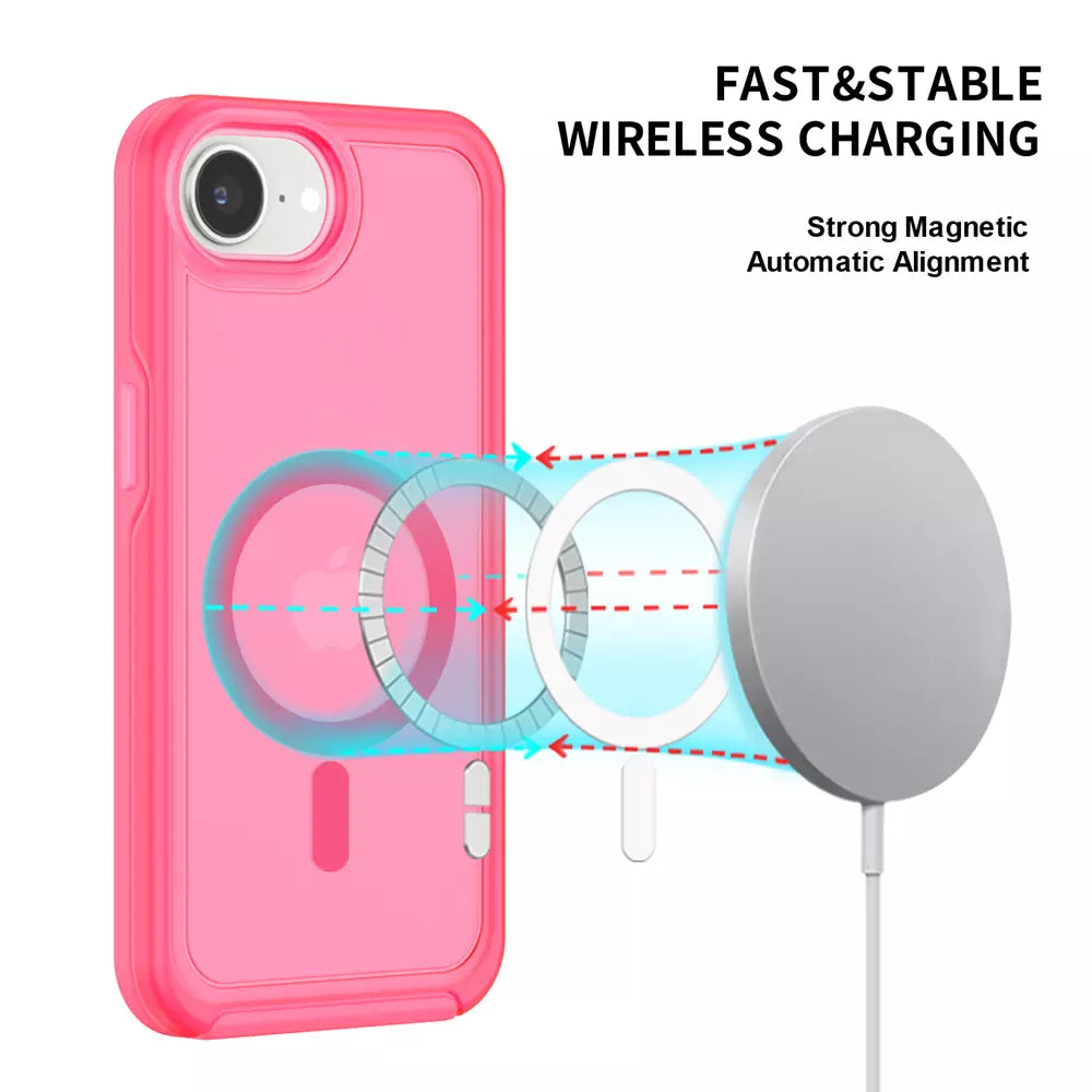 ProMag Matte Case for iPhone 15 Plus and iPhone 14 Plus, Pink