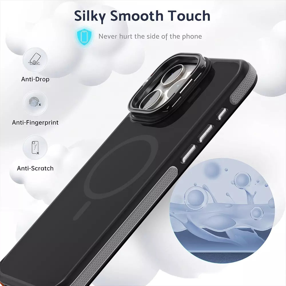 ProMag Grip Case for iPhone 15, Grey