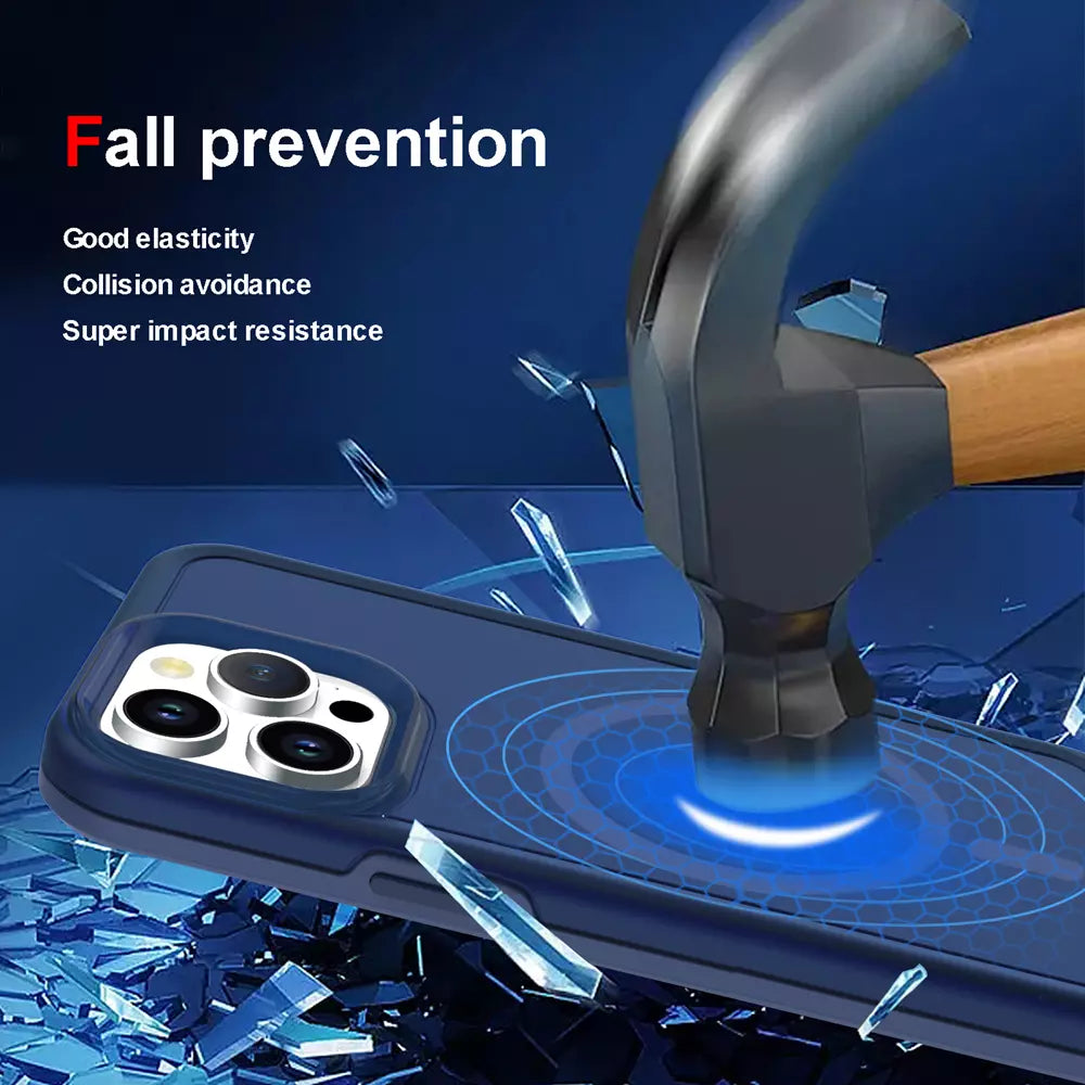 ProMag Matte Case for iPhone 15 Pro, Navy