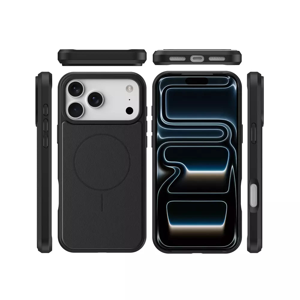 ProMag Leather Case for iPhone 13 Pro Max, Black