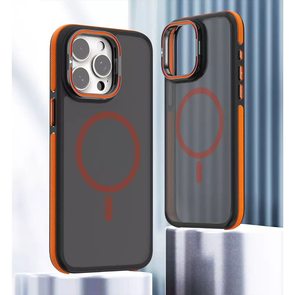 ProMag Grip Case for iPhone 15 Pro, Orange