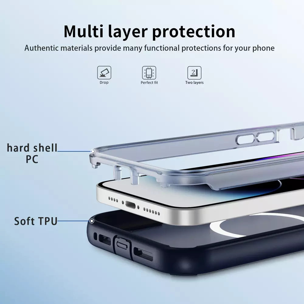ProMag Max Case for iPhone 15 Pro, Navy