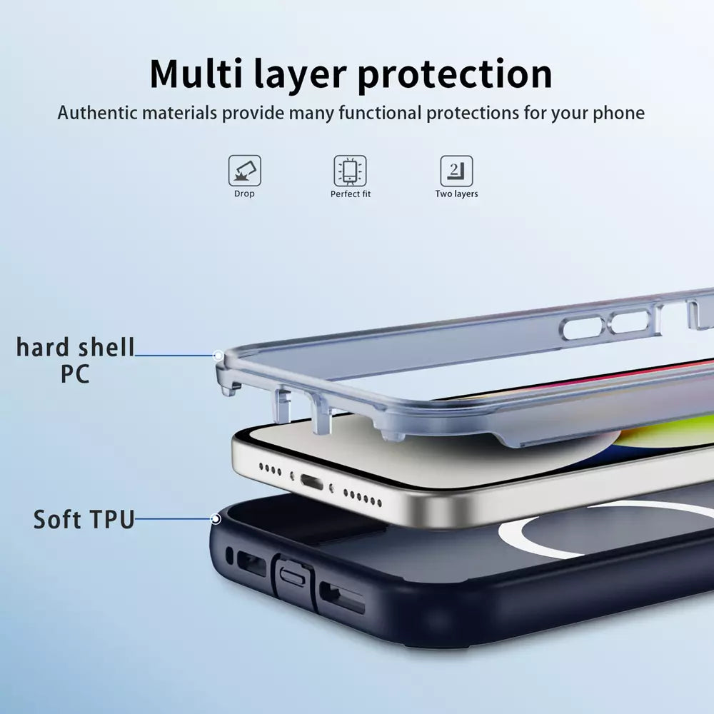 ProMag Max Case for iPhone 14 and iPhone 13, Navy