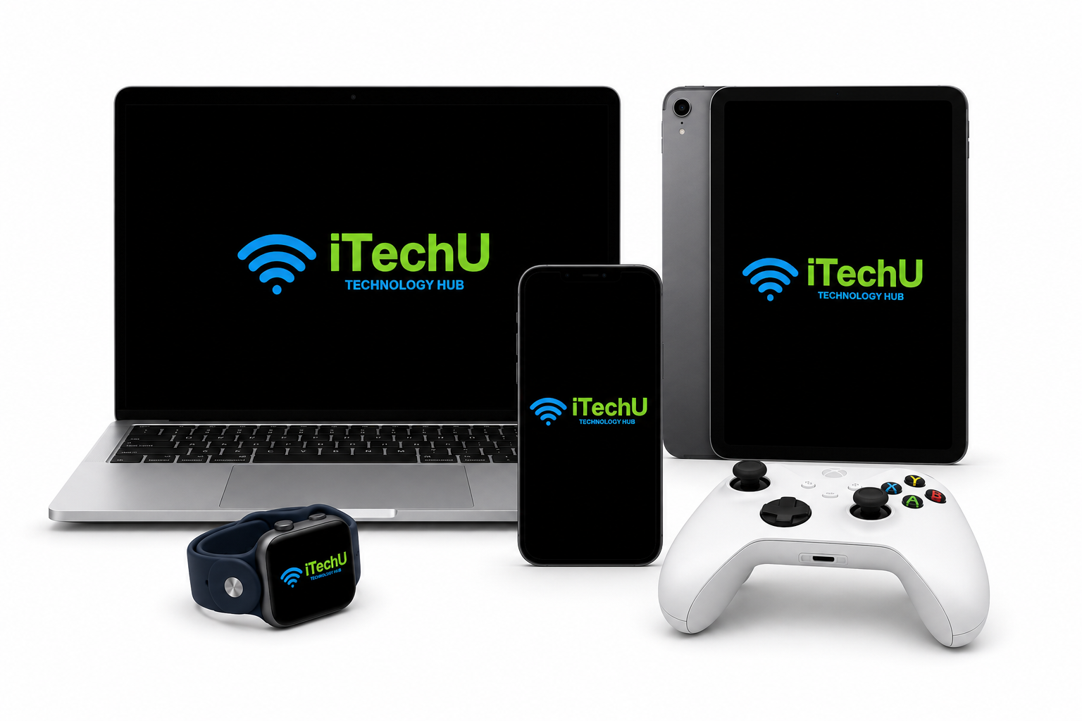 Refurbished laptop, tablet, phone, smartwatch and games controller