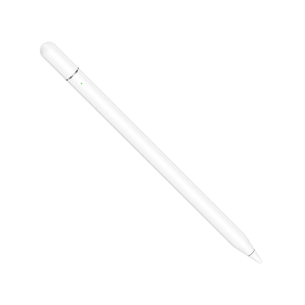 Slim white Acefast stylus pencil for Apple iPad, shown with its cap removed.