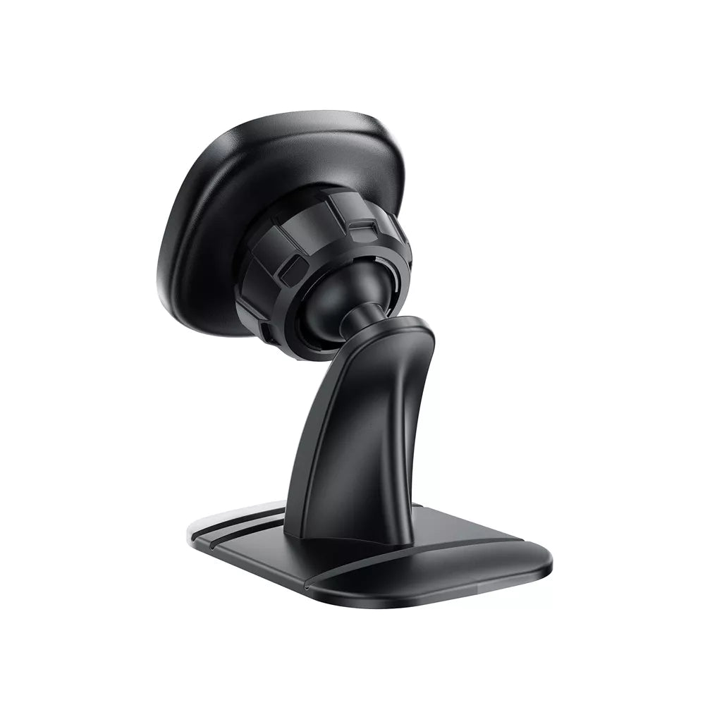 Small black Acefast magnetic phone holder standing on a car centre console.