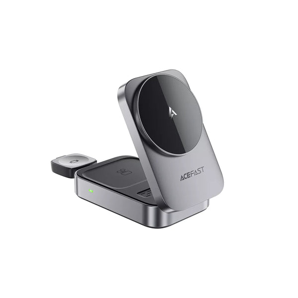 Acefast 22.5W MagSafe 3 in 1 Charging Station, Grey