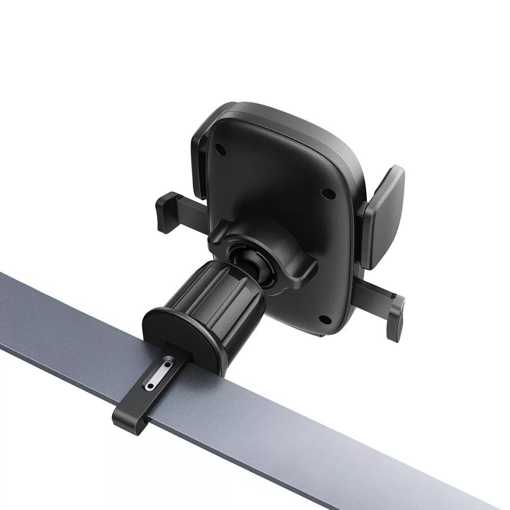 Black Acefast clamping phone holder locked onto a car air vent blade.