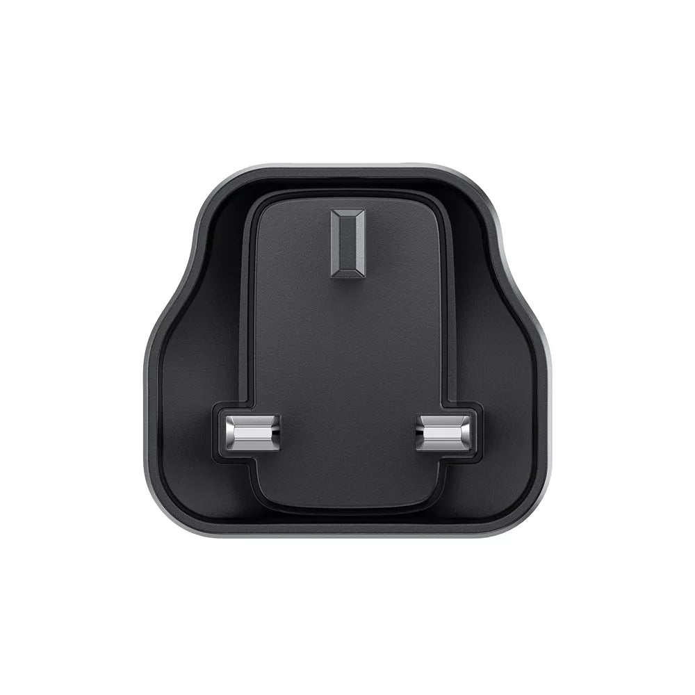 Black Acefast 30W UK plug with a single USB-C port.