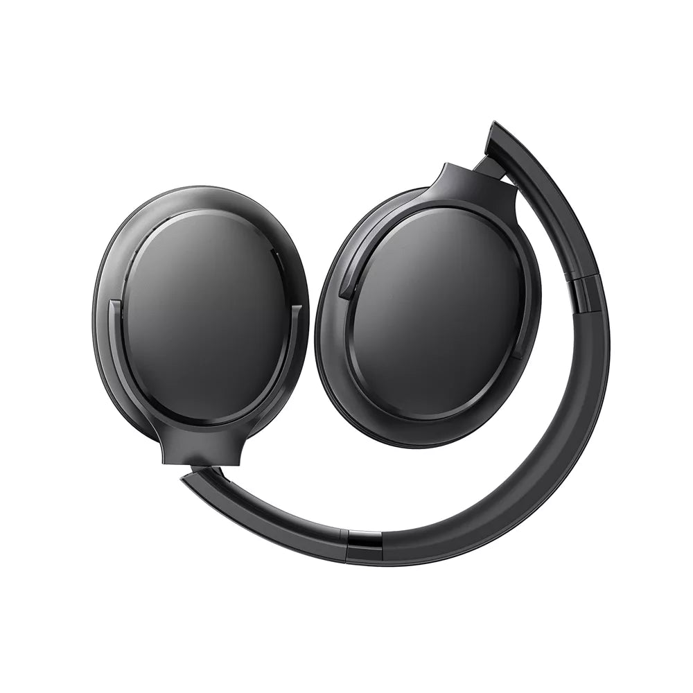 Black Acefast foldable on-ear wireless headphones shown from the side.