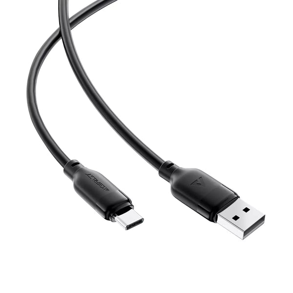 Acefast 1.2m 3A USB to USB-C Cable, Black
