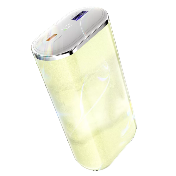 Acefast 10,000mAh 22.5W Power Bank, LED Display, Fluorescent Yellow