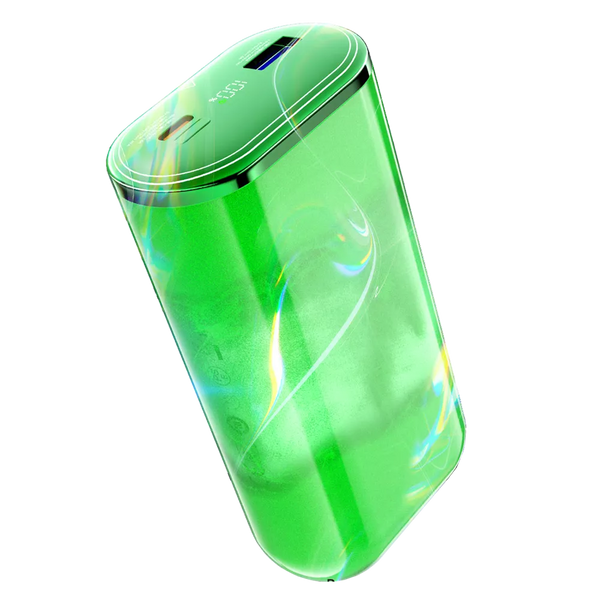 Acefast 10,000mAh 22.5W Power Bank, LED Display, Olive Green