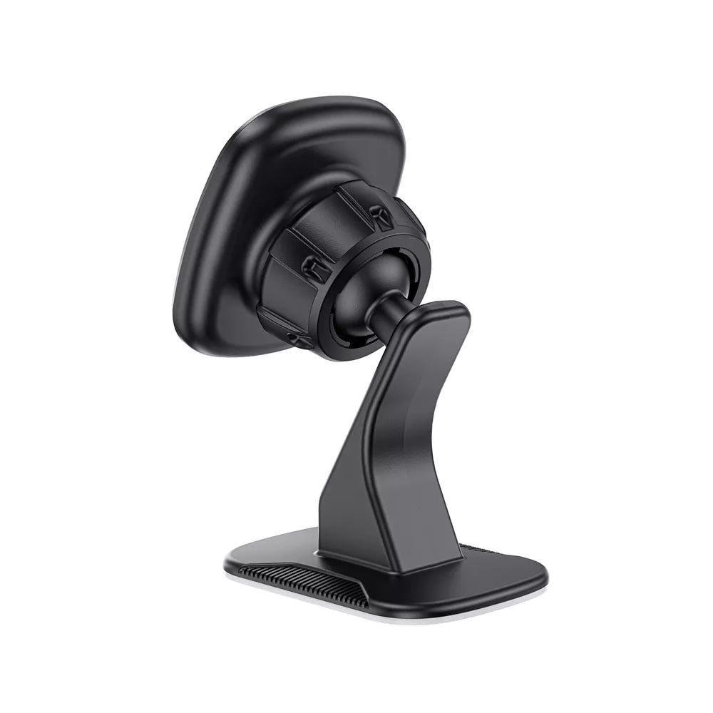 Black Acefast magnetic phone holder with an adhesive base fixed to a car console.
