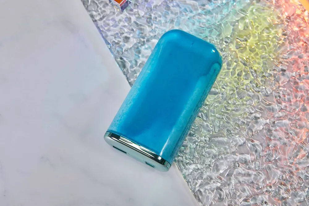 Acefast 10,000mAh power bank in Misty Rain grey with LED charge display.